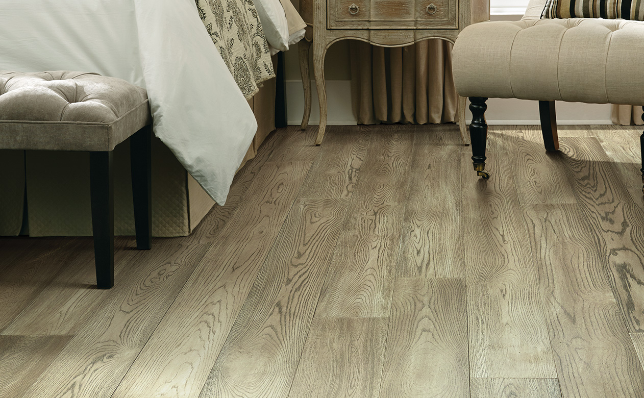 Hardwood Bedroom Scene